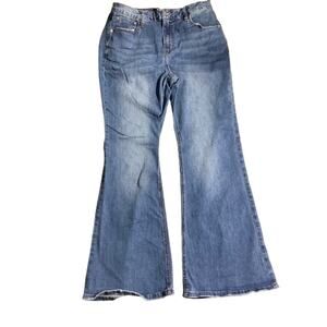 L&M Black Label Flare Jeans Women’s Size 16 – Retro, Stretchy, Statement Fit
